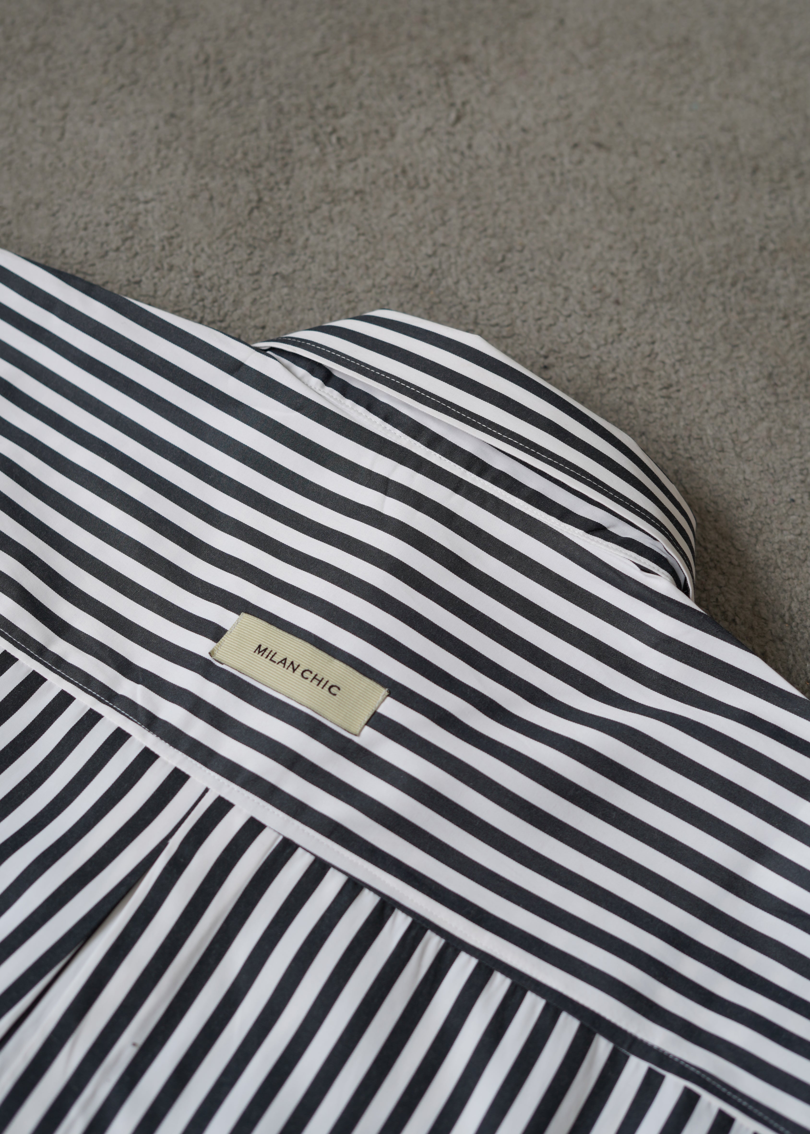 Black Striped Shirt
